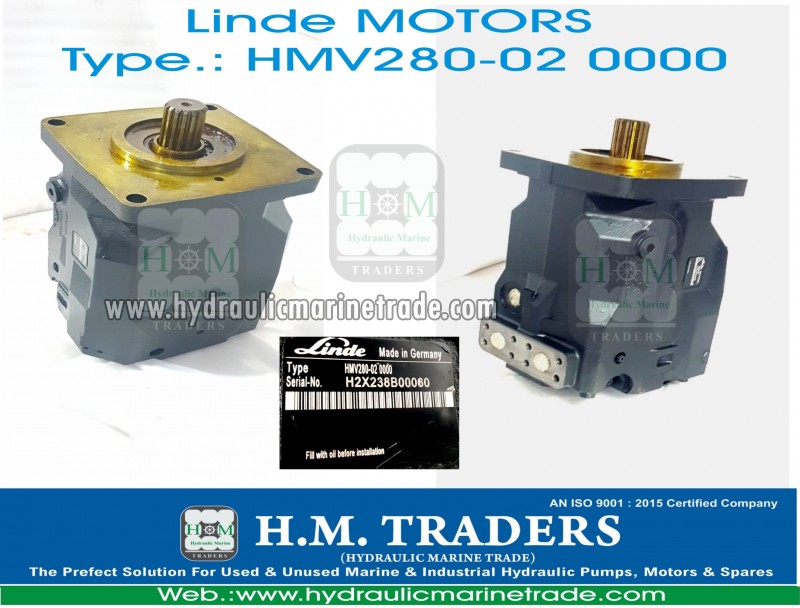 Used MOTOR (TYPE.: HMV280-02 0000) Hydraulic